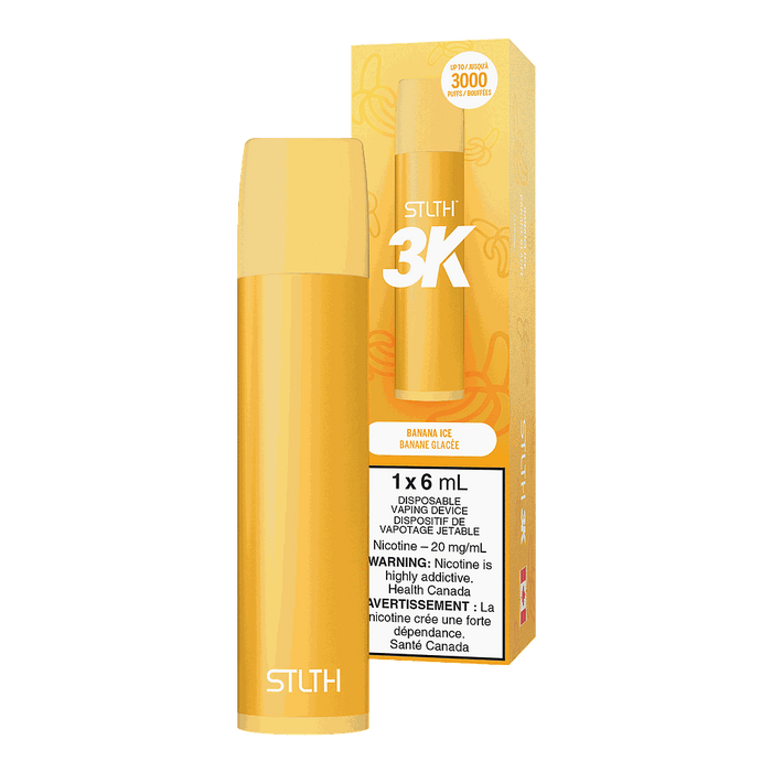 *EXCISED* RTL - STLTH 3K Disposable Vape 3000 Puff Banana Ice - STLTH