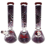 Glass Bong Rekt 9mm 3D Rose 14"