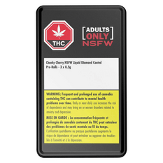 Extracts Inhaled - SK - Adults Only Cheeky Cherry Diamond Coated Infused Pre-Roll - Format: