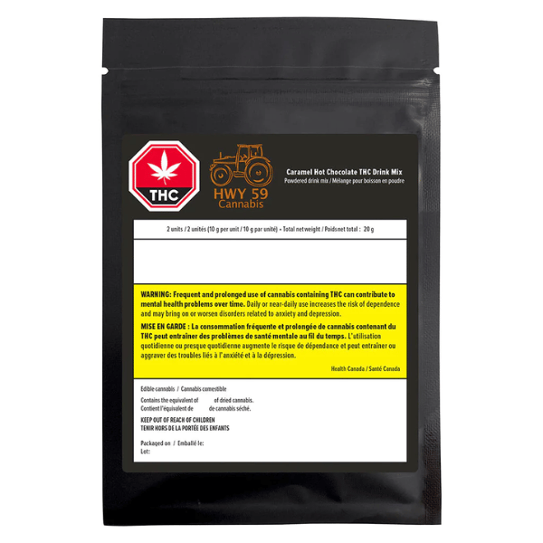 Edibles Solids - SK - HWY 59 Caramel Hot Chocolate THC Beverage Mix - Format: - HWY 59