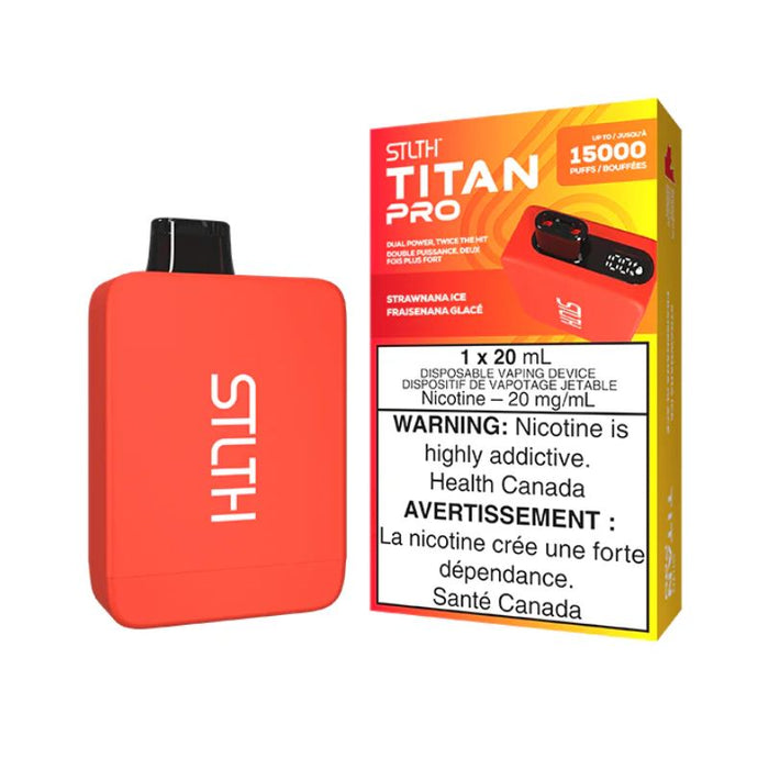 *EXCISED* RTL - Disposable Vape STLTH Titan Pro Strawnana Ice