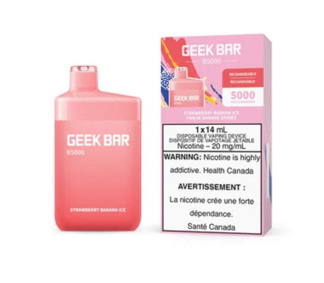 *EXCISED* RTL - Disposable Vape Geek Bar B5000 Strawberry Banana Ice - Geek Bar