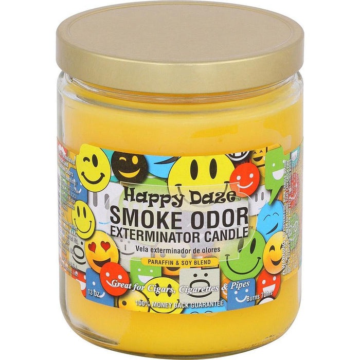 Smoke Odor Candle 13oz Happy Daze - Smoke Odor
