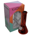 Glass Bong Karma 9" Beaker Metallic - Karma