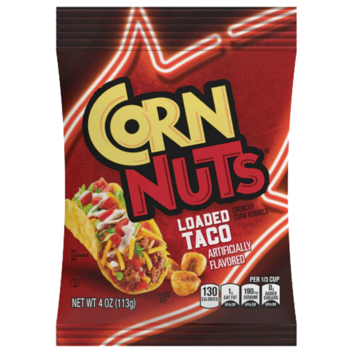 RTL - Snacks Corn Nuts Loaded Taco 178.6g