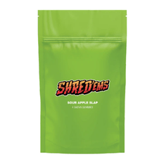 Edibles Solids - MB - Shred'Ems Sour Apple Slap THC Gummies - Format: - Shred'Ems