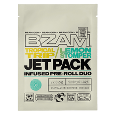 Extracts Inhaled - MB - BZAM Tropical Trip x Lemon Stomper Jet Pack Infused Pre-Roll - Format: - BZAM