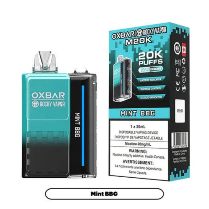 Federal *EXCISED* RTL - Disposable Vape Oxbar M20K Mint BBG