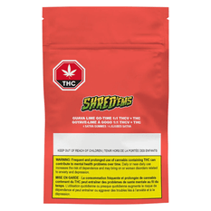Edibles Solids - MB - Shred'Ems Guava Lime Go-Time THC+THC-V Gummies - Format: - Shred'Ems