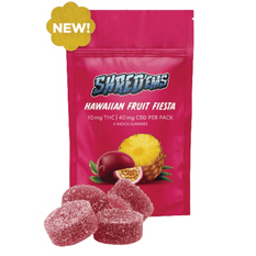 Edibles Solids - SK - Shred'Ems Hawaiian Fruit Fiesta 1-4 THC-CBD Gummies - Format: - Shred'Ems