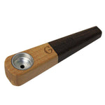 Wooden Pipe Genuine Pipe Co Black & Brown Slab - Genuine Pipe Co.