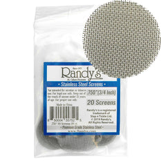 RTL - Randy's Screens - Metal - Stainless Steel 0.750 - 20PK - Randy's