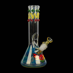 Red Eye Glass - 9" Charlie Brown Beaker - Red Eye Glass