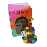 Glass Dab Rig Karma 6" Patches Design Inline - Karma