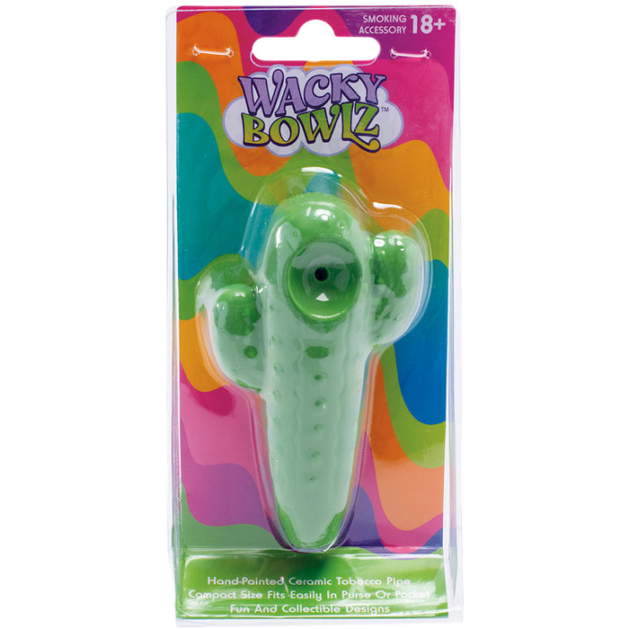 Ceramic Pipe Wacky Bowlz Cactus 4" - Wacky Bowlz