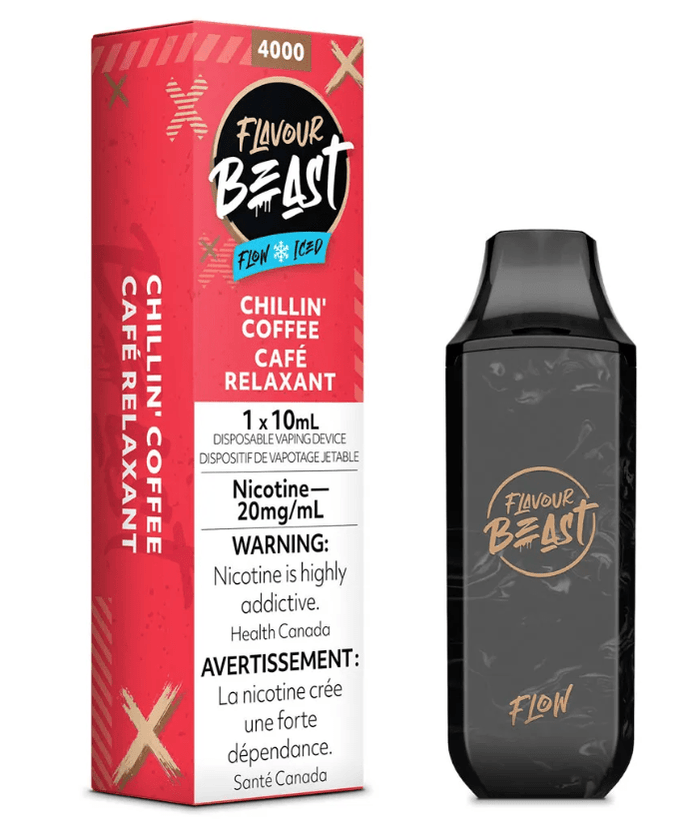 *EXCISED* RTL - Flavour Beast Flow Disposable Vape Rechargeable Chillin' Coffee Iced - Flavour Beast