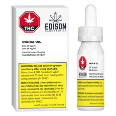 Extracts Ingested - Edison Indica Oil - Format: - Edison