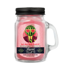 Candle Beamer Double Shot Smoke Killer Collection Red Mother F*#k3r Small Glass Mason Jar 4oz - Beamer