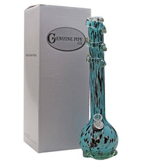 Premium Softglass Genuine Pipe Co Bong 16" Heavy Base & Worked Top - Genuine Pipe Co.