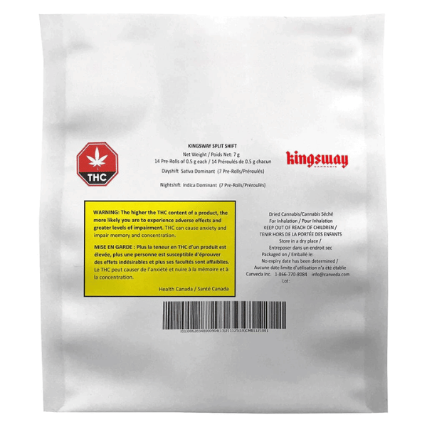 Dried Cannabis - MB - Kingsway Splitshift Pre-Roll - Format: - Kingsway