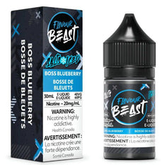 *EXCISED* Flavour Beast Salt Juice 30ml Boss Blueberry Iced - Flavour Beast