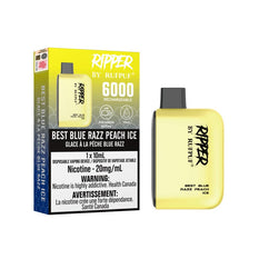 *EXCISED* RTL - Disposable Rufpuf Ripper 6000 Best Blue Razz Peach Ice - RufPuf