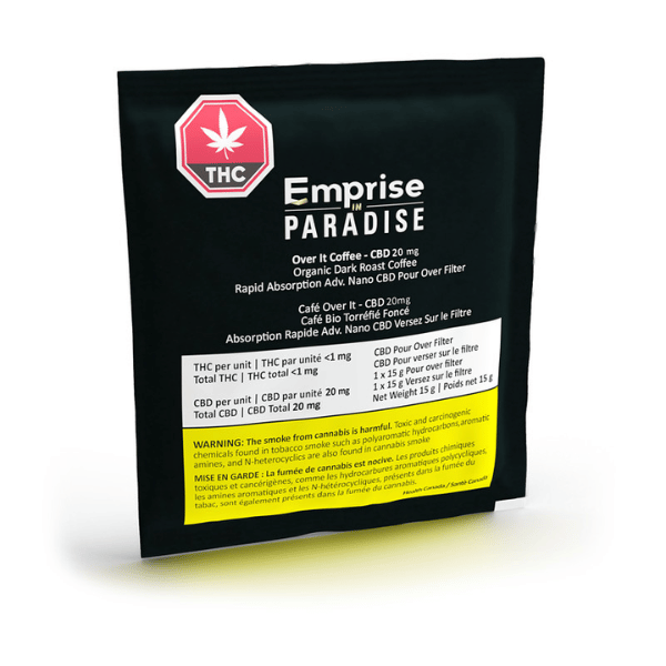 Edibles Solids - SK - Emprise in Paradise Over It Coffee CBD Beverage Mix - Format: - Emprise in Paradise