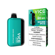 Federal *EXCISED* RTL - Disposable Vape Vice Ultra 60K Goated Green Apple Ice