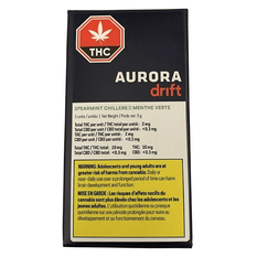Edibles Solids - MB - Aurora Drift Mints THC Spearmint Chillers - Format: - Aurora Drift