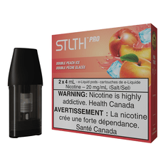 *EXCISED* RTL - STLTH Pro Pod Pack Double Peach Ice 4ml Pack of 2 Pods - STLTH