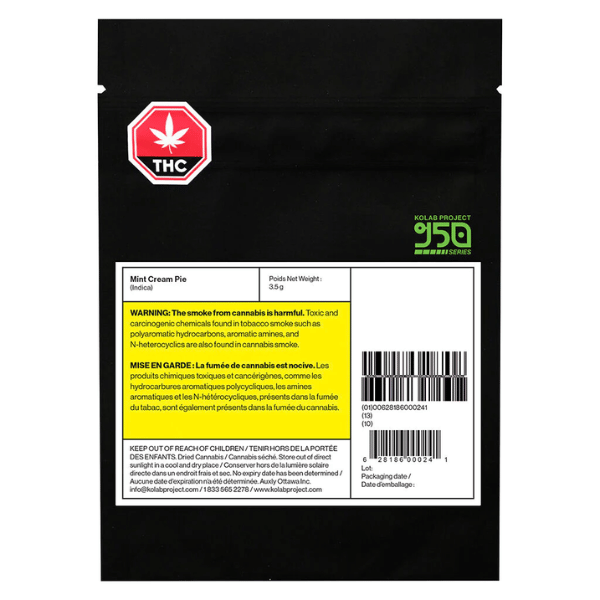 Dried Cannabis - MB - Kolab Project 950 Series Mint Cream Pie Flower - Format: - Kolab Project