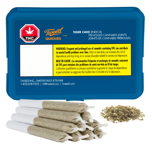 Dried Cannabis - MB - Tweed Quickies Tiger Cake Pre-Roll - Format: - Tweed