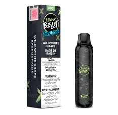 *EXCISED* RTL - Flavour Beast Fury Disposable Vape Wild White Grape Iced - Flavour Beast