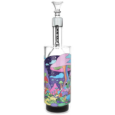 Glass Bong Pulsar Shroom Journey Gravity Water Pipe 11.25" - Pulsar