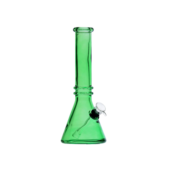 Glass Bong  Double Ring Beaker 10" - Unbranded