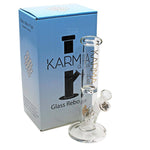 Glass Bong Good Karma 9" Skinny Straight - Karma