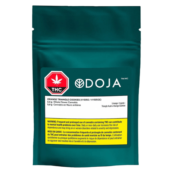 Dried Cannabis - SK - Doja Orange Triangle Cookies Flower - Format: - Doja