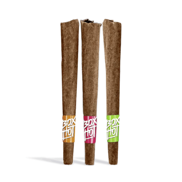 Extracts Inhaled - MB - BOXHOT Exotic Trifecta 3 Pack Blunt Infused Pre-Roll - Format: - BOXHOT