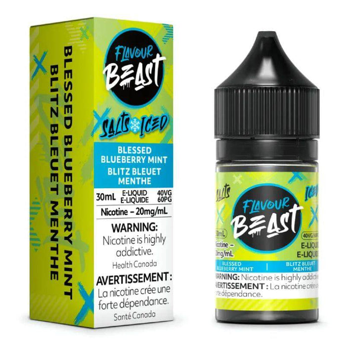 *EXCISED* Flavour Beast Salt Juice 30ml Blessed Blueberry Mint Iced - Flavour Beast