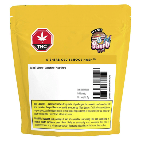 Extracts Inhaled - SK - Nugz G Sherb Old School Hash - Format: