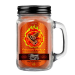 Candle Beamer Smoke Killer Collection Cinnamon Fireball Large Glass Mason Jar 12oz - Beamer