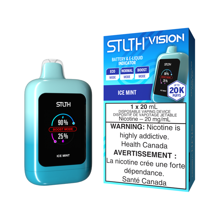 Federal *EXCISED* RTL - Disposable Vape STLTH Vision Ice Mint