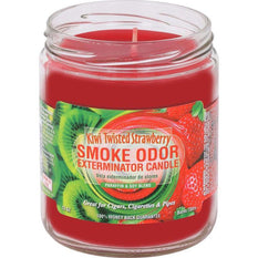 SMOKE ODOR CANDLE 13OZ KIWI TWISTED STRAWBERRY - Smoke Odor