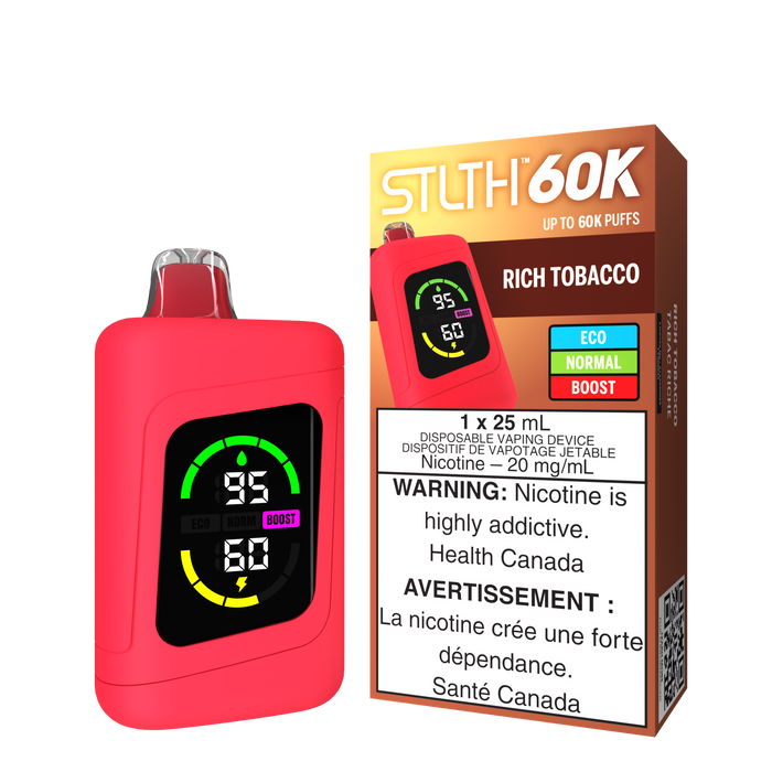 Federal *EXCISED* RTL - Disposable Vape STLTH 60K Rich Tobacco