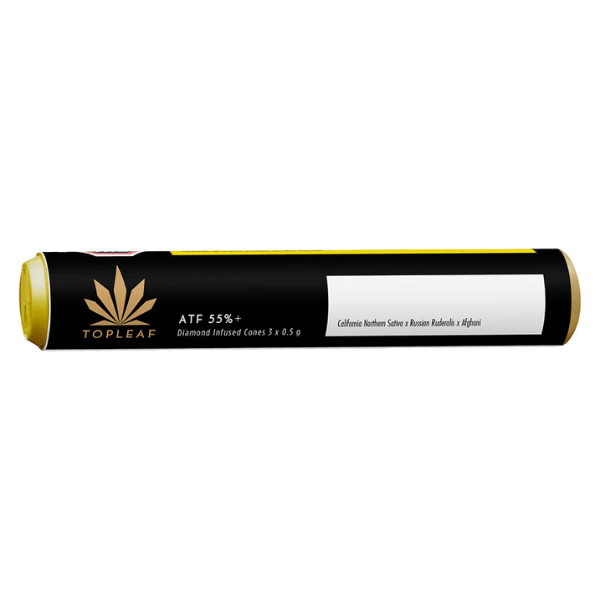 Extracts Inhaled - MB - Top Leaf ATF 55%+ Diamond Infused Pre-Roll - Format: