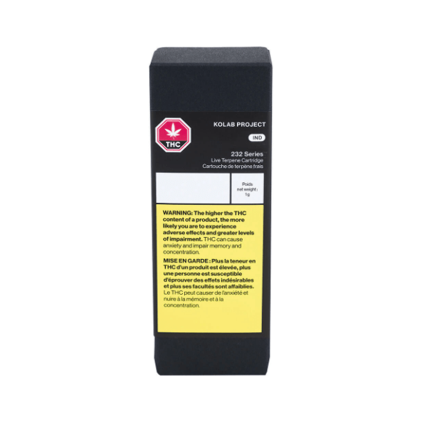 Extracts Inhaled - MB - Kolab 232 Series Slurricane Live Terpene THC 510 Vape Cartridge - Format: - Kolab