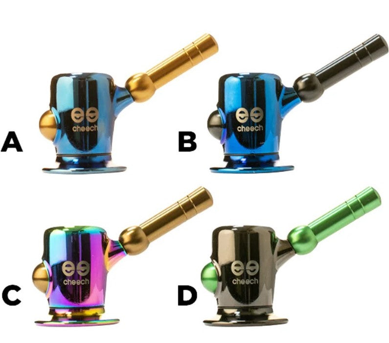 Glass Bubbler Cheech Glass Metal Wrapped Mini Glass Bubbler 3