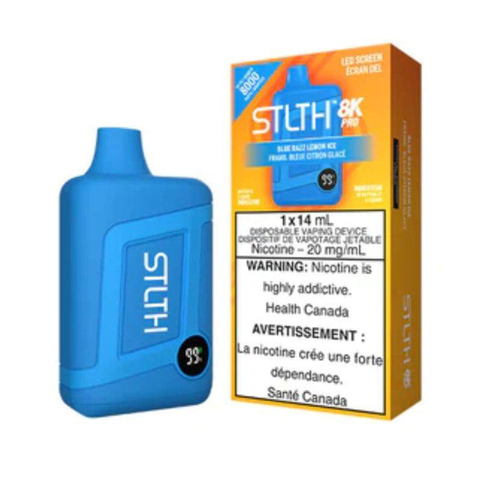 *EXCISED* RTL - STLTH 8K Pro Disposable Vape 8000 Puff Blue Razz Lemon Ice - STLTH