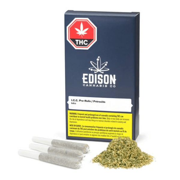 Dried Cannabis - MB - Edison I.C.C. Pre-Roll - Format: - Edison