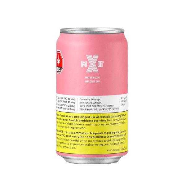 Edibles Non-Solids - MB - XMG Watermelon Sparkling THC Beverage - Format: - XMG